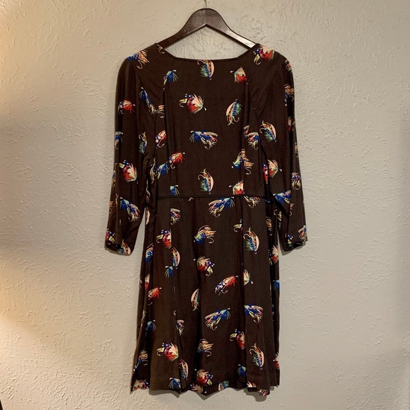 Feather Print Dress - Picture 3 of 3